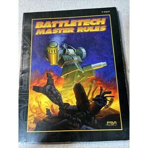 BATTLETECH MASTER RULES [1707] FASA CORP 1998 mechwarrior/battlemech RPG Book